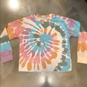 Tie Dye Long Sleeve Top